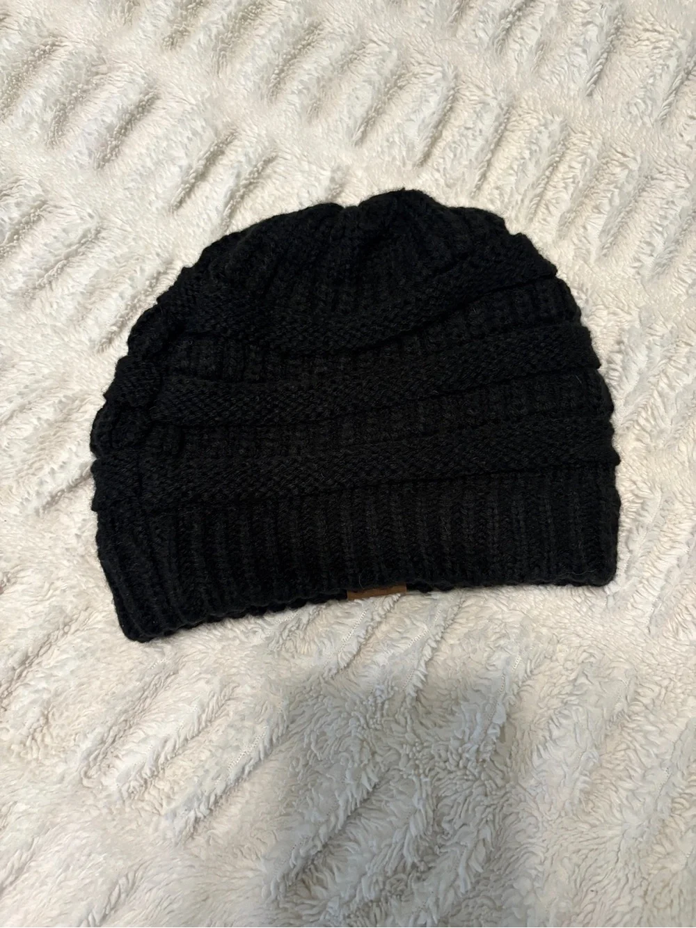 C.C Knit Beanie - Black